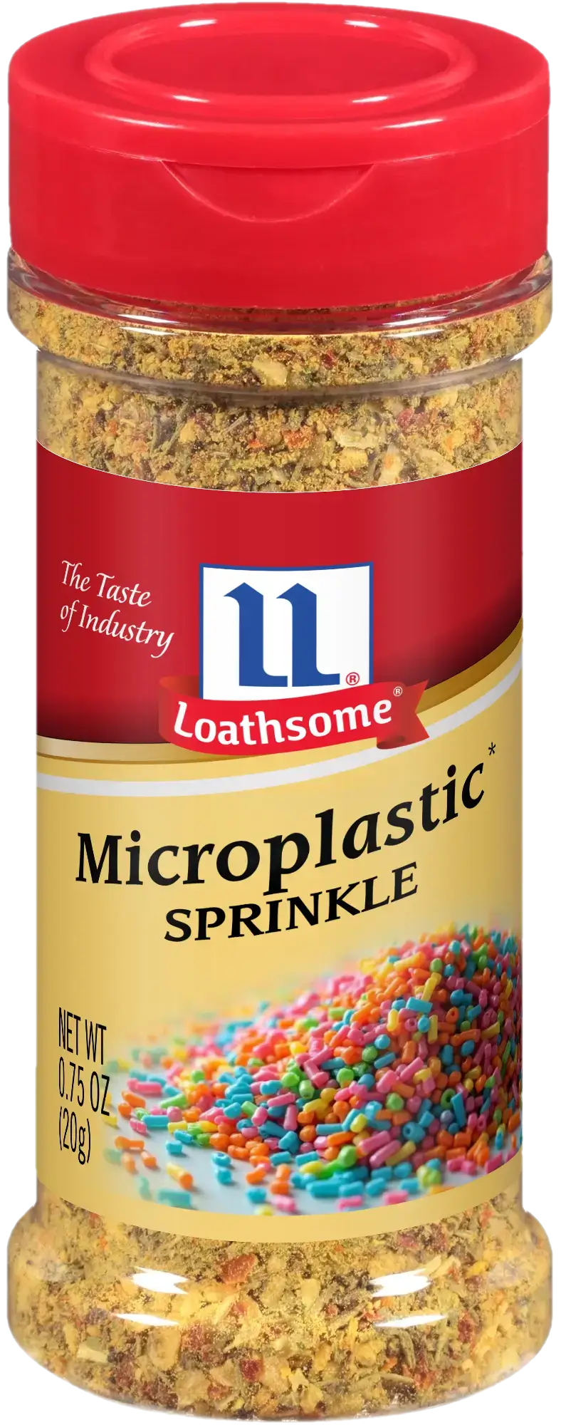 Microplastic bottle